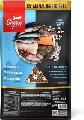 Show full view: ORIJEN Wild Reserve Wild-Caught Fish Dry Dog Food, 20-lb bag slide 3 of 12