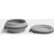 Show in main carousel: Cleverpup Nomad Silicone Dog Bowl, Grey, Large: 4-cup slide 4 of 7