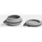Show in main carousel: Cleverpup Nomad Silicone Dog Bowl, Grey, Small: 2-cup slide 4 of 8