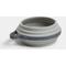 Show in main carousel: Cleverpup Nomad Silicone Dog Bowl, Grey, Small: 2-cup slide 1 of 8