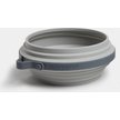 Show in main carousel: Cleverpup Nomad Silicone Dog Bowl, Grey, Large: 4-cup slide 1 of 7