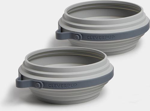 Show full view: Cleverpup Bistro Box 7-Piece Dog Food Travel Kit, Graphite, Large: 12-cup slide 4 of 9