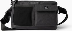 Cleverpup Dog Walk & Train Sling Bag with Poop Bag Dispenser & Treat Pocket, Graphite slide 2 of 6