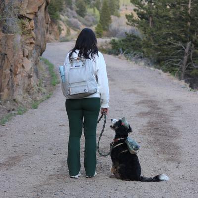 Show full view: Cleverpup Porter Dog Gear Backpack, Sand slide 6 of 8