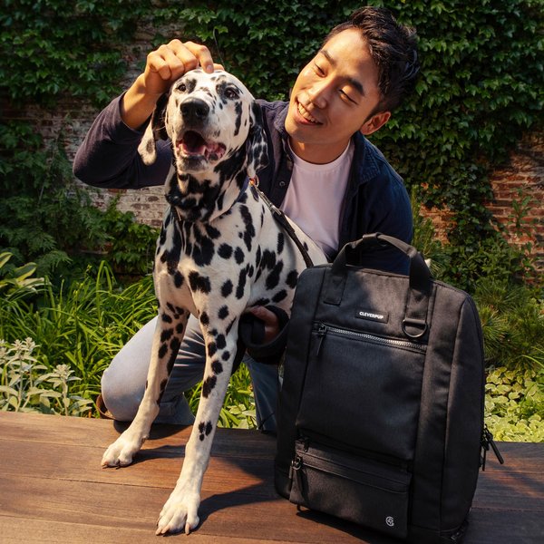 Show full view: Cleverpup Porter Dog Gear Backpack, Graphite slide 2 of 5