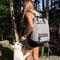 Show in main carousel: Cleverpup Porter Dog Gear Backpack, Heather Grey slide 2 of 7