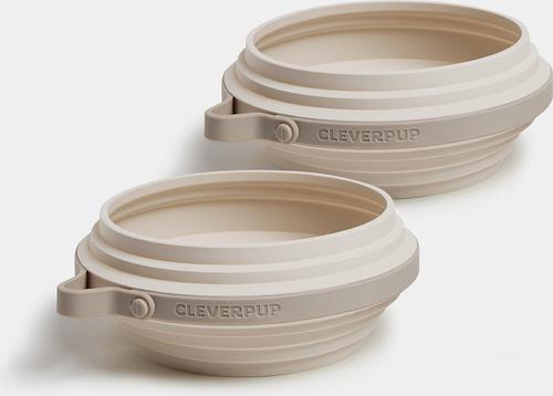 Show full view: Cleverpup Bistro Box 7-Piece Dog Food Travel Kit, Checkerboard, Large: 12-cup slide 5 of 9