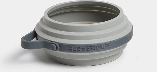 Show full view: Cleverpup Park Pack 2-Piece Dog Gear Tote with Travel Bowl, Graphite slide 4 of 8