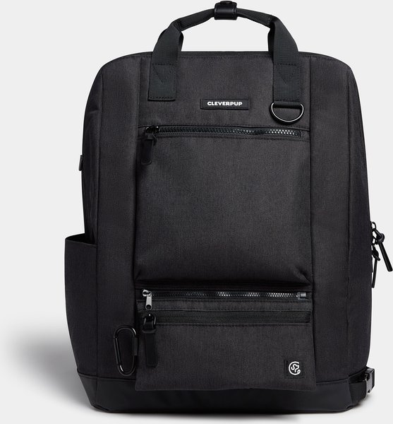 Show full view: Cleverpup Porter Dog Gear Backpack, Graphite slide 1 of 5