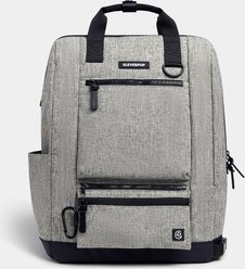 Cleverpup Porter Dog Gear Backpack, Heather Grey