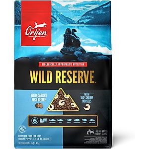 ORIJEN Wild Reserve Wild-Caught Fish Dry Dog Food, 4-lb bag