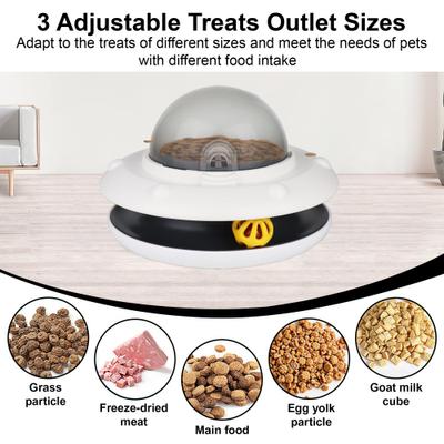Show full view: Luckylala Electric Interactive Cat Feeder, White slide 6 of 10