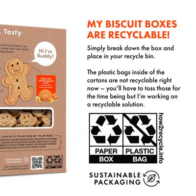 Show full view: Buddy Biscuits with Peanut Butter Oven Baked Dog Treats, 16-oz box slide 6 of 12