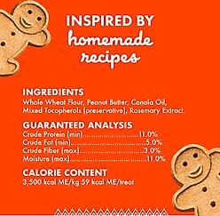 Buddy Biscuits with Peanut Butter Oven Baked Dog Treats, 3.5-lb bag slide 2 of 8