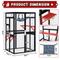 Show in main carousel: Coziwow Catio Outdoor Cat Playpen, Black, Medium slide 5 of 9