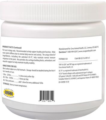 Show full view: TRP-Tri-COX Mini Soft Chews Joint Support Dog Supplement, 120 count slide 4 of 8