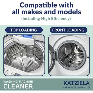 Katziela Washing Machine Cleaner Tablets for Pet Owners, 24 count