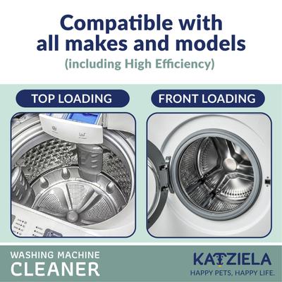 Show full view: Katziela Pro Washing Machine Cleaner Tablets, 24 count slide 8 of 8