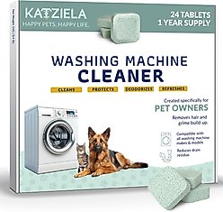Katziela Washing Machine Cleaner Tablets for Pet Owners, 24 count