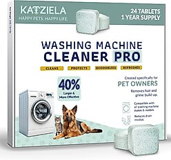 Katziela Pro Washing Machine Cleaner Tablets, 24 count