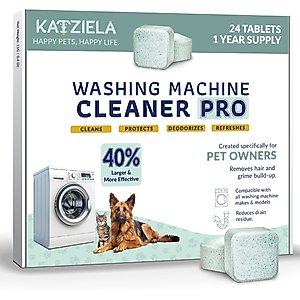 Katziela Pro Washing Machine Cleaner Tablets, 24 count