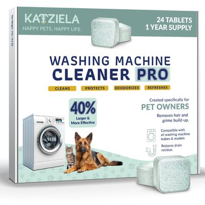 Show full view: Katziela Pro Washing Machine Cleaner Tablets, 24 count slide 1 of 8