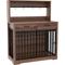 Show in main carousel: Cesicia Furniture Style Dog Crate Table, Brown, 38.00 x 23.86 x 52.00-in slide 3 of 7