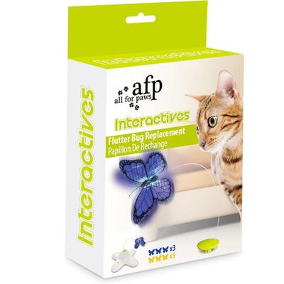 Show full view: allforpaws Interactives Flutter Bug Refill Cat Toy, 6 count slide 8 of 8