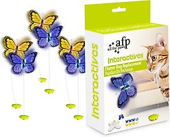allforpaws Interactives Flutter Bug Refill Cat Toy, 6 count