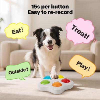 Show full view: allforpaws Interactive Pet Brain Trainning Buttons Dog Toy slide 6 of 8