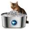 Show in main carousel: PATPET Stainless Steel Flower Flow Automatic Cat Water Fountain, 108-fl oz slide 1 of 9