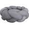 Show in main carousel: GOO-EEZ Round Braided Suede Dog Bed, Light Grey, 24 x 24-in slide 1 of 2