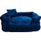 Show in main carousel: GOO-EEZ Rectangular Luxury Velour Dog Bed with Accessories, Royal Blue, 28 x 20-in slide 1 of 1