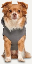 GOO-EEZ Hooded Full Body Dog Snowsuit with Removable Pants, Light Grey/Grey, XX-Large slide 2 of 5