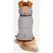 Show in main carousel: GOO-EEZ Hooded Full Body Dog Snowsuit with Removable Pants, Light Grey/Grey, Medium slide 2 of 5