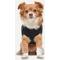 Show in main carousel: GOO-EEZ Hooded Full Body Dog Snowsuit with Removable Pants, Khaki/Black, XX-Small slide 4 of 6