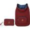 Show in main carousel: GOO-EEZ Hooded Packable Poncho Dog Raincoat, Red/Blue, XX-Large slide 2 of 4