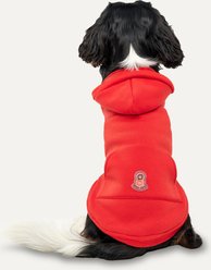 GOO-EEZ Kangaroo Fleece Dog Hoodie, Red, Large