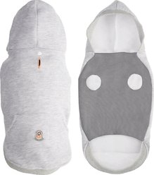 GOO-EEZ Kangaroo Fleece Dog Hoodie, Heather Grey, XX-Small slide 2 of 5