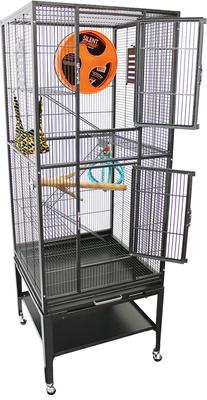 Show full view: Exotic Nutrition Madagascar Sugar Glider Cage, Black slide 2 of 9