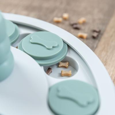 Show full view: TRIXIE Activity Flip Board X-Large Level 2 Strategy Game,Enrichment & Interactive Play, Treat Intermediate Dog Puzzle Toy, Blue slide 7 of 9