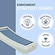 Show in main carousel: TRIXIE Rod Board Level 1 Strategy Game, Enrichment & Interactive Play, Treat Beginner Dog Puzzle Toy, Blue slide 2 of 8