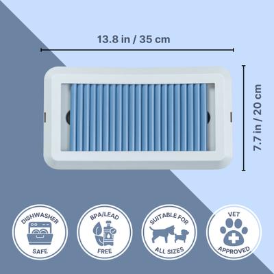 Show full view: TRIXIE Rod Board Level 1 Strategy Game, Enrichment & Interactive Play, Treat Beginner Dog Puzzle Toy, Blue slide 8 of 8