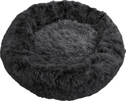 GOO-EEZ Luxury Spa Dog Bed, Dark Grey, 28 x 28-in
