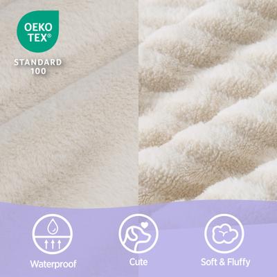 Show full view: Lesure High-Back Orthopedic Dog Sofa Bed, Beige, Medium slide 7 of 11