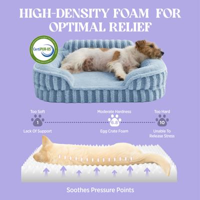 Lesure High-Back Orthopedic Dog Sofa Bed