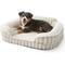 Show in main carousel: Lesure High-Back Orthopedic Dog Sofa Bed, Beige, Medium slide 1 of 11