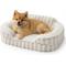 Show in main carousel: Lesure High-Back Orthopedic Dog Sofa Bed, Beige, Small slide 1 of 11