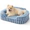 Show in main carousel: Lesure High-Back Orthopedic Dog Sofa Bed, Blue, Small slide 1 of 10