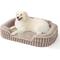 Show in main carousel: Lesure High-Back Orthopedic Dog Sofa Bed, Camel, Large slide 1 of 10